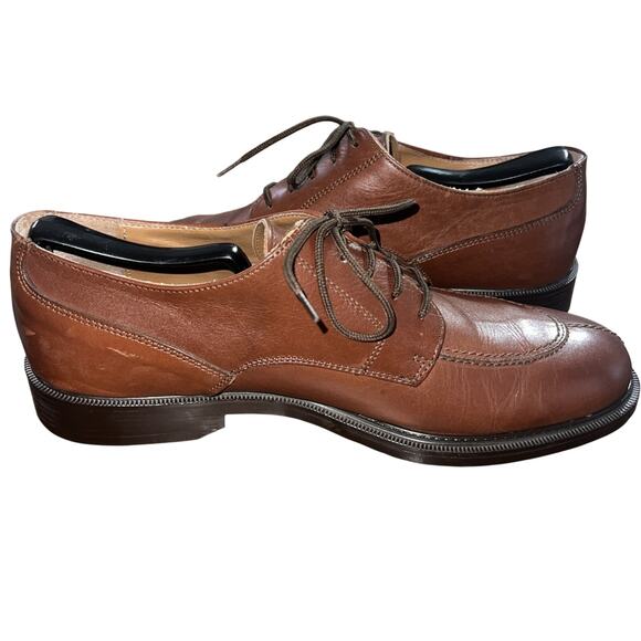 Giorgio Brutini Men\'s Sz 10D/Medium Brown Leather Dress Formal Shoes